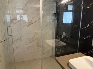 Bathroom in 3 BHK Apartment at Bhandari 43 Privet Drive, Balewadi – for Rent