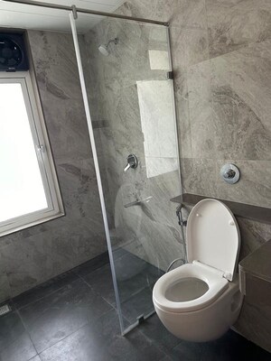 Bathroom in 3 BHK Apartment at Bhandari 43 Privet Drive, Balewadi – for Rent