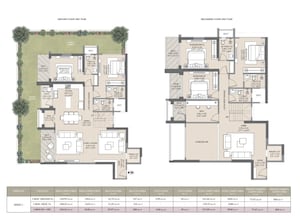 Floor Plan in 3.5 BHK Apartment at Nibm Road – for Sale
