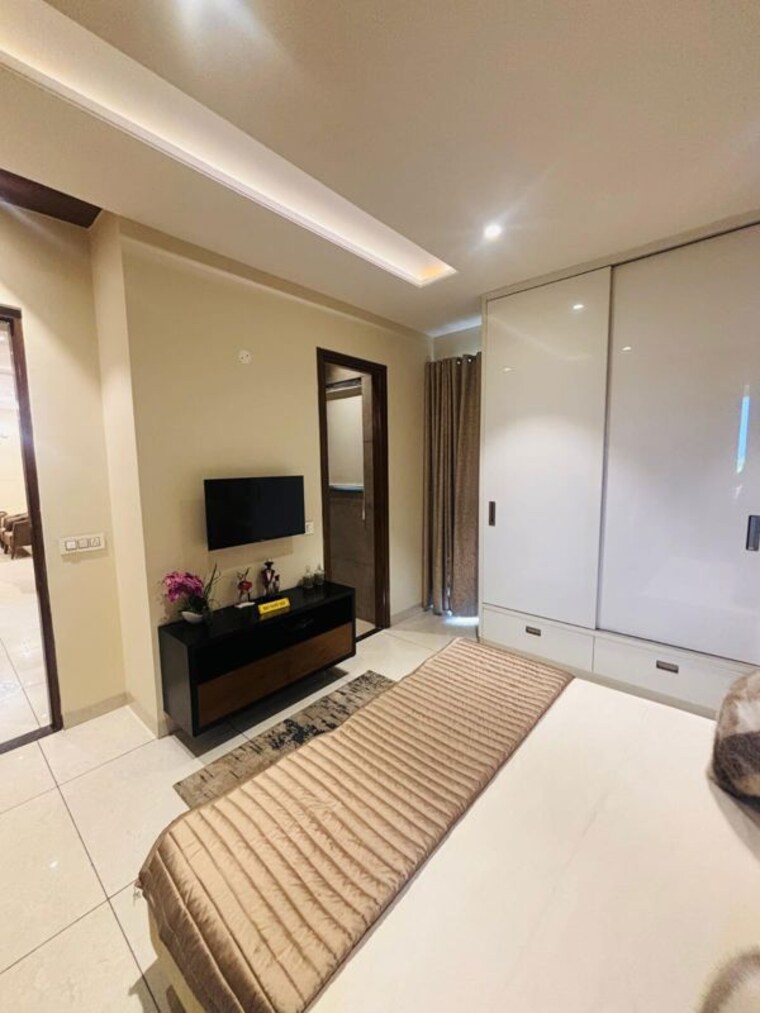 Bedroom, allwin-el-spazia 3 Bedroom 1638 Sq.Ft. Apartment In Sanauli Zirakpur 9816543