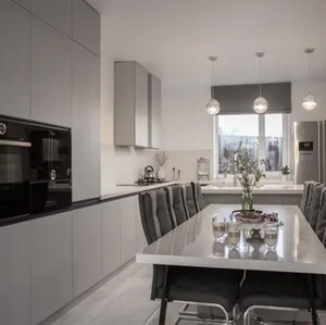 Kitchen in 3 BHK Apartment at Helictite Sambhav, Teen Batti – for Sale