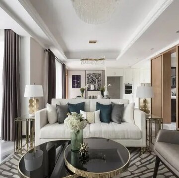 Living Room in 3 BHK Apartment at Helictite Sambhav, Teen Batti – for Sale