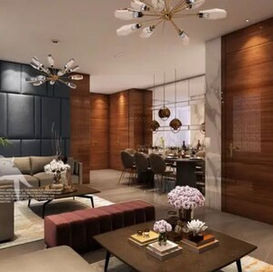 Living Room in 4 BHK Apartment at Helictite Sambhav, Teen Batti – for Sale