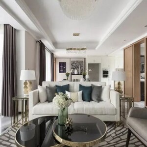 Living Room in 4 BHK Apartment at Helictite Sambhav, Teen Batti – for Sale