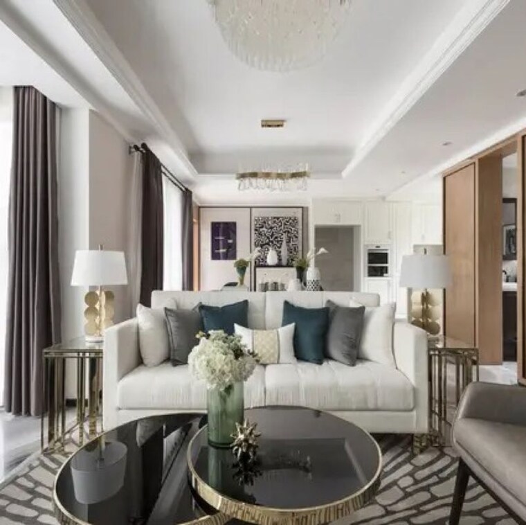 Living Room, helictite-sambhav 4 Bedroom 1496 Sq.Ft. Apartment In Teen Batti Mumbai 9831922