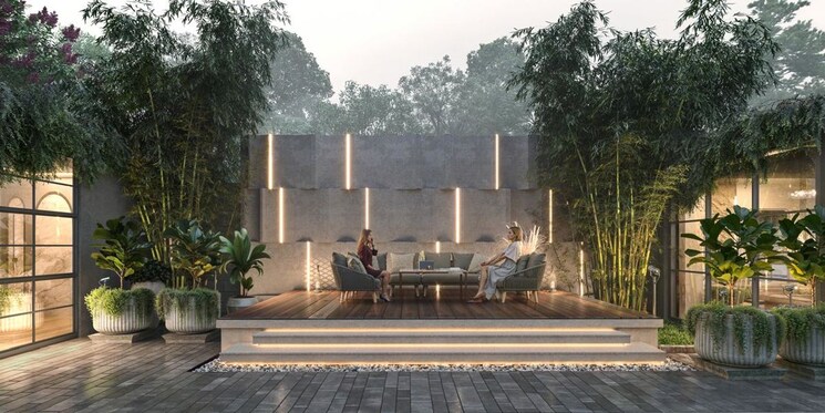 Living Room, international airport road 3 Bedroom 2350 Sq.Ft. Apartment In International Airport Road Zirakpur 9827936