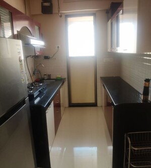 Kitchen in 1 BHK Apartment at Hiranandani Estate, Ghodbunder Road – for Rent