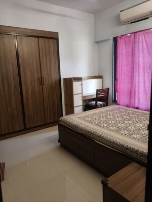 Bedroom in 1 BHK Apartment at Hiranandani Estate, Ghodbunder Road – for Rent