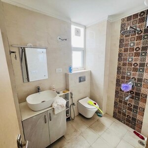 Bathroom in 3 BHK Apartment at Ram Shanti Apartment, Sarswati Kunj ii – for Rent