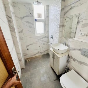 Bathroom in 3 BHK Apartment at Ram Shanti Apartment, Sarswati Kunj ii – for Rent