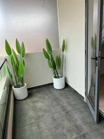 Balcony in 3 BHK Apartment at Maya Green Lotus Utsav, International Airport Road – for Sale