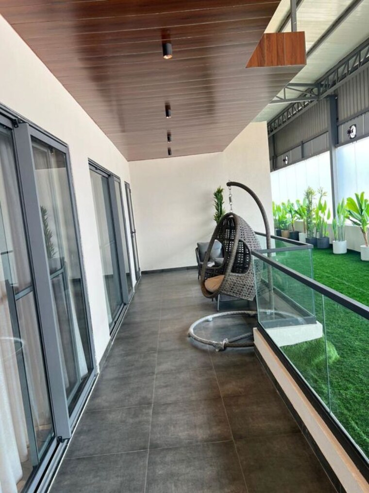 Balcony, maya-green-lotus-utsav 3 Bedroom 2100 Sq.Ft. Apartment In International Airport Road Zirakpur 9825665