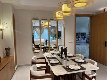 Dining area in 3 BHK Apartment at Maya Green Lotus Utsav, International Airport Road – for Sale
