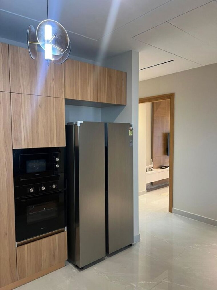 Kitchen, maya-green-lotus-utsav 3 Bedroom 2100 Sq.Ft. Apartment In International Airport Road Zirakpur 9825665