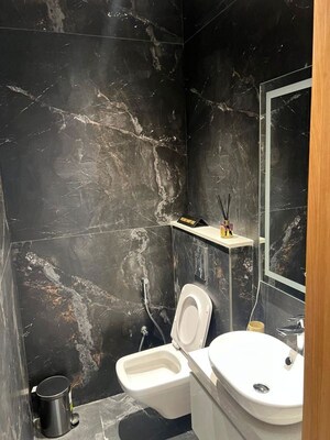 Bathroom in 3 BHK Apartment at Maya Green Lotus Utsav, International Airport Road – for Sale