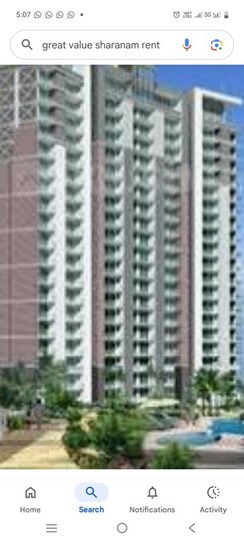 3 BHK + Pooja Room,Servant Room,Study Room Apartment For Rent in Amrapali Heartbeat City