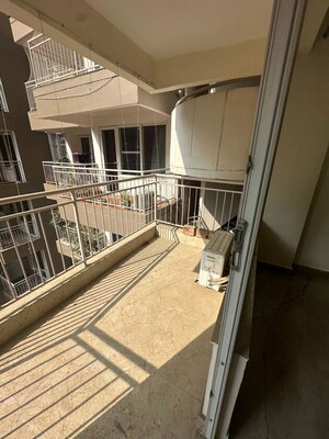 Balcony in 3 BHK Apartment at Ram Shanti Apartment, Sector 52 – for Rent