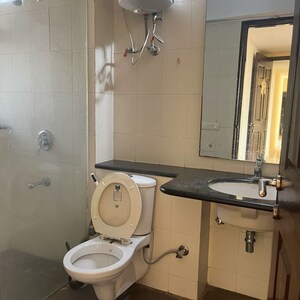 Bathroom in 3 BHK Apartment at Unitech Escape, Rosewood City – for Rent