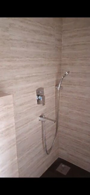 Bathroom in 3 BHK Apartment at Rajesh Raj Infinia, Malad West – for Rent