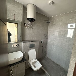 Bathroom in 3.5 BHK Apartment at Ram Shanti Apartment, Sarswati Kunj ii – for Rent