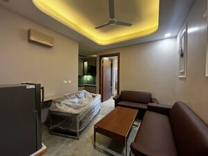 Living Room in 1 BHK Builder Floor at Sector 57 – for Rent