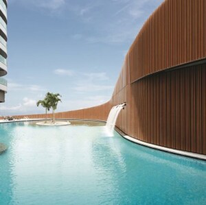 Swimming Pool in 4 BHK Apartment at Lodha The World Towers World One Tier 2, Empire Mill – for Rent