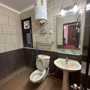 Bathroom in 4 BHK Apartment at Anand Niketan CGHS, Sarswati Kunj ii – for Rent