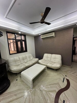 Living Room in 4 BHK Apartment at Anand Niketan CGHS, Sector 52 – for Rent