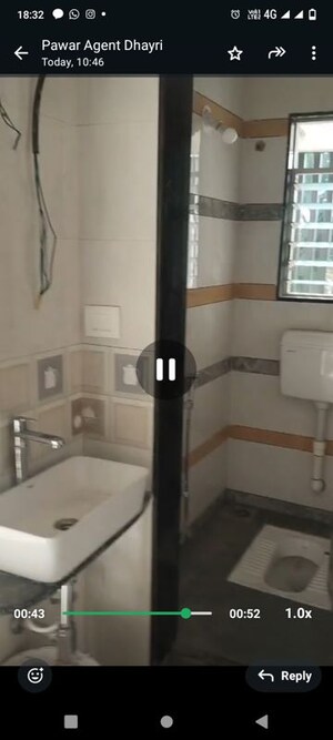 Kitchen in 1 BHK Builder Floor at Krishnai Apartments, Narhe – for Rent