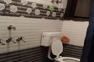 Bathroom in 2.5 BHK Builder Floor at New Ashok Nagar – for Rent