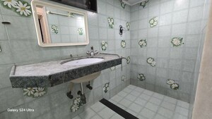 Bathroom in 3 BHK Villa at Crystal Palace CHS, Malad West – for Rent