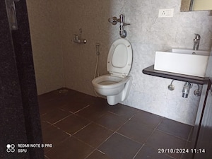 Bathroom in 2 BHK Apartment at Goel Ganga Glitz, Undri – for Rent