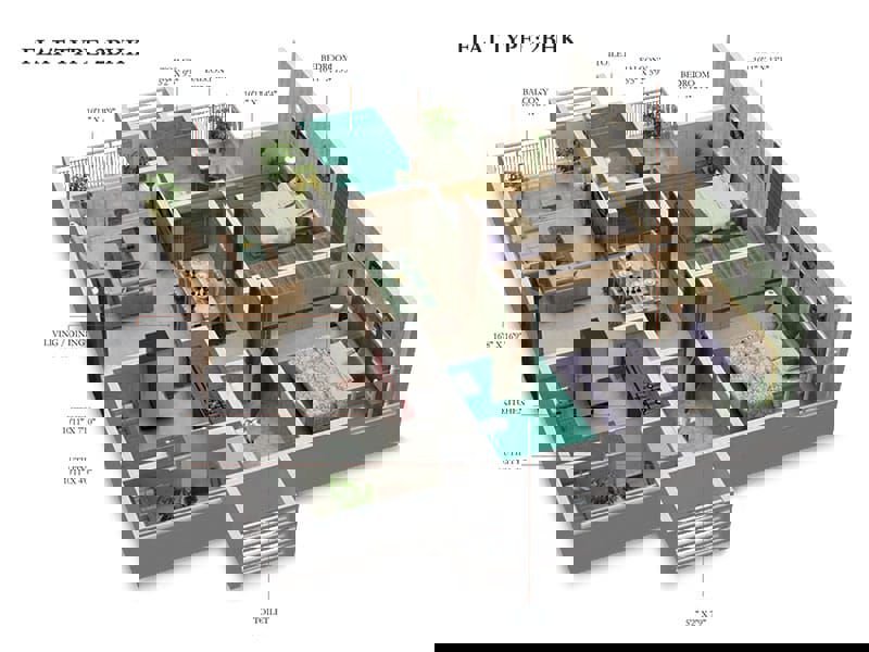 Apartment For Sale in Shriram Luxor