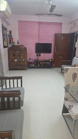 Living Room in 1 BHK Apartment at Sai Ambe Prerna, Ghansoli – for Rent