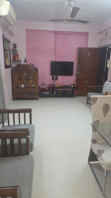 Living Room in 1 BHK Apartment at Sai Ambe Prerna, Ghansoli – for Rent