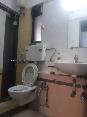 Bathroom in 3 BHK Apartment at Israni Tower, Cbd Belapur Sector 15 – for Sale