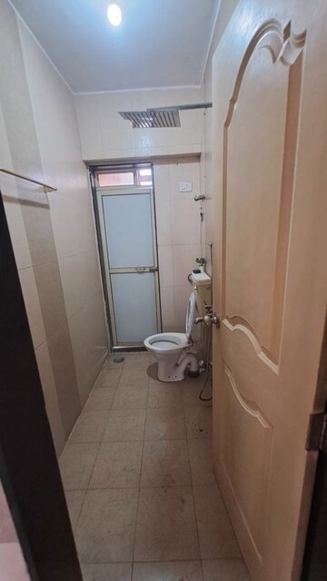 Bathroom in 2 BHK Apartment at Gajra Bhoomi Parth, Ghansoli – for Rent