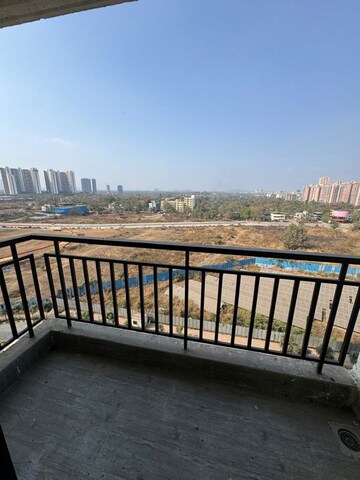 Balcony in 3 BHK Apartment at Runwal Gardens, Dombivli East – for Rent