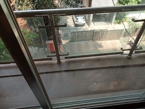 Balcony in 3 BHK Apartment at Elizabeth Home, Santacruz West – for Rent