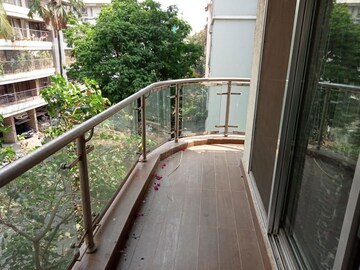 Balcony in 3 BHK Apartment at Elizabeth Home, Santacruz West – for Rent