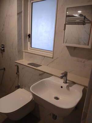 Bathroom in 3 BHK Apartment at Nyati Ethos, Undri – for Rent