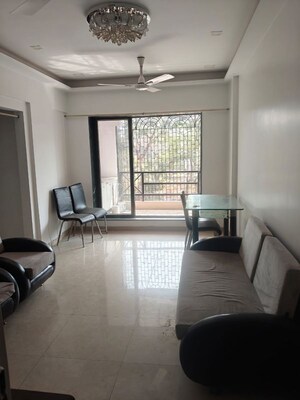 Living Room in 1 BHK Apartment at Mahape – for Rent