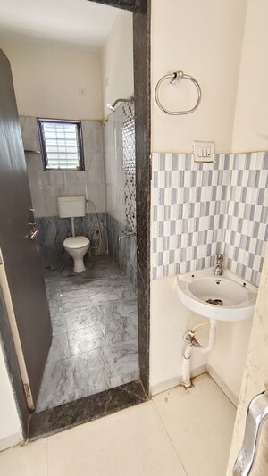 Bathroom in 1 RK Independent House at Raghuveer Nagar – for Rent