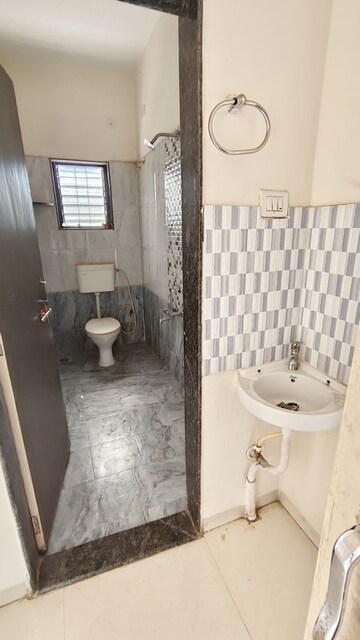 Bathroom in 1 RK Independent House at Raghuveer Nagar – for Rent