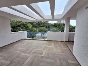 Balcony in 4 BHK Villa at Rajapushpa Open Skies, Kokapet – for Rent