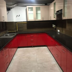 Kitchen in 3 BHK Builder Floor at Kailash Hills – for Rent