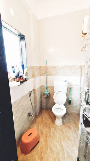 Bathroom in 1 BHK Apartment at Wadgaon Sheri – for Rent