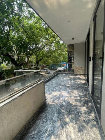 Balcony in 3 BHK Builder Floor at Defence Colony – for Rent