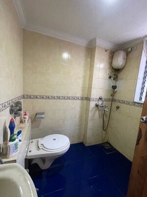 Bathroom in 3 BHK Apartment at Legend Apartment, Bandra West – for Rent