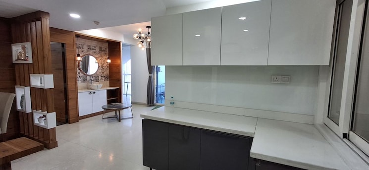 Kitchen, golf-edge 4 Bedroom 3410 Sq.Ft. Apartment In Gachibowli Hyderabad 9813536